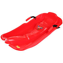 TurboJet plastic bobsleds red