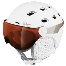 Madonna PRO ski helmet white-prosecco