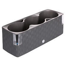 Cobble Trio self-watering flower pot anthracite
