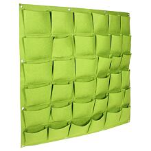 Wall Grow Bag 36 wall planting bag green