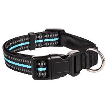 Click dog collar blue