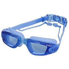 Silba swimming goggles with ear protection blue