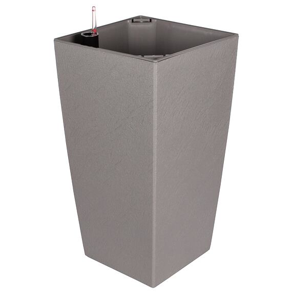 Delto Stone samozavlažovací květináč 25 x 46 cm šedá
