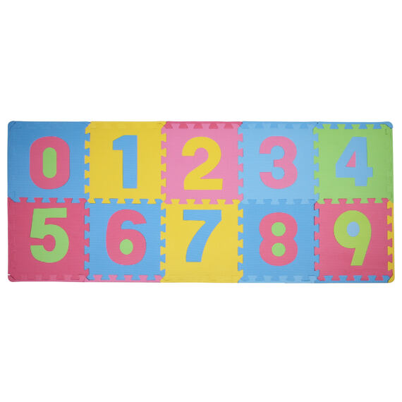 Čísla 3 pěnové puzzle