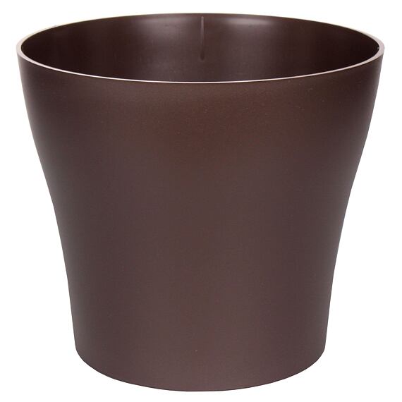 Tulipan Mat květináč hnědá