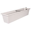 Magnolie 2Smart self-irrigation window box 80 cm white