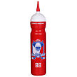 Czech hockey sports bottle with a nozzle red