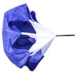 Resistance braking parachute blue