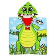 Dinosaur poncho towel for kids