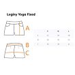 Yoga Fixed krátké legíny černá