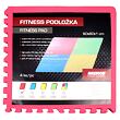 Colored Puzzle fitness podložka mix barev