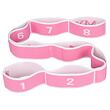 Yoga 8 Cell stretching strap pink