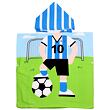 Football poncho towel for kids