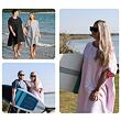 Surf plážové pončo navy