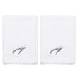 Sporty Logo wrist sweatband white