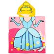 Princess poncho towel for kids