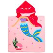 Redhead Mermaid poncho towel for kids