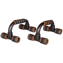Plastic armrests push up