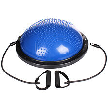 Balance balls, mats, slackline