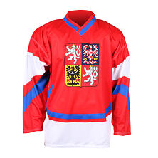 Replicas of hockey jerseys